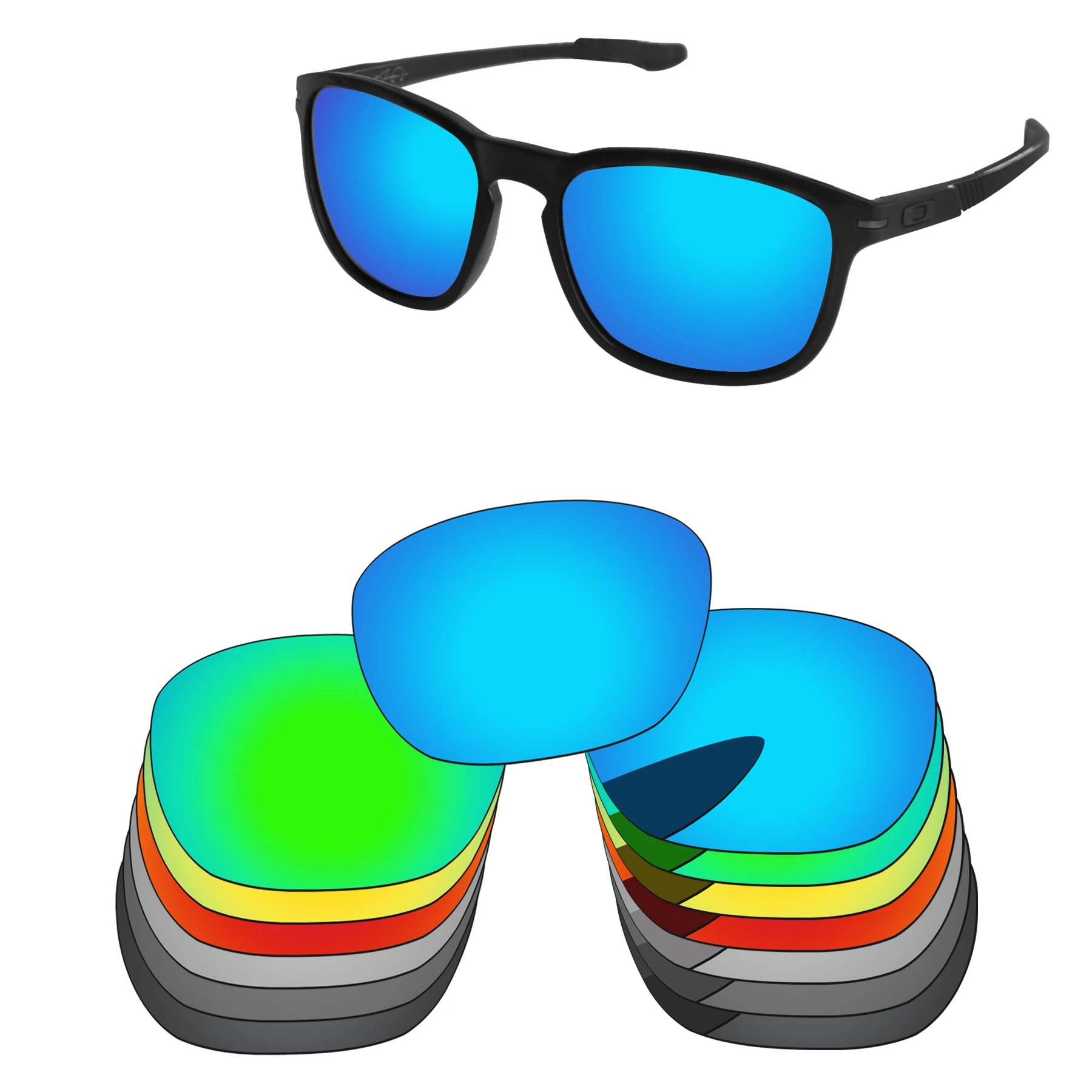 

Bsymbo Multi Options Polarized Replacement Lenses for-Oakley Enduro OO9223 Sunglasses