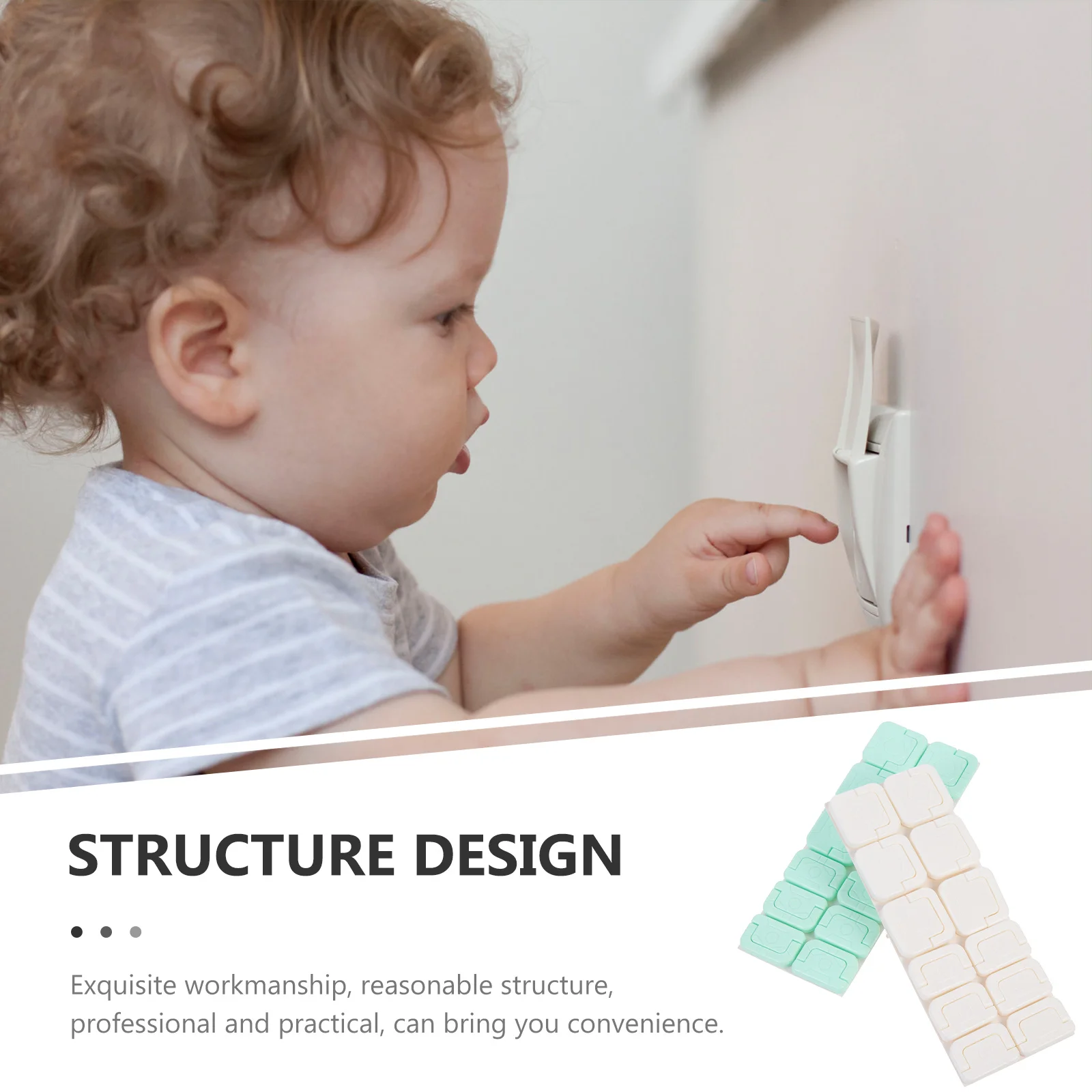 

24 шт., детские крышки для розеток, защитные колпачки для детей, прочный АБС-материал, защитные вилки, бытовые крышки для розеток