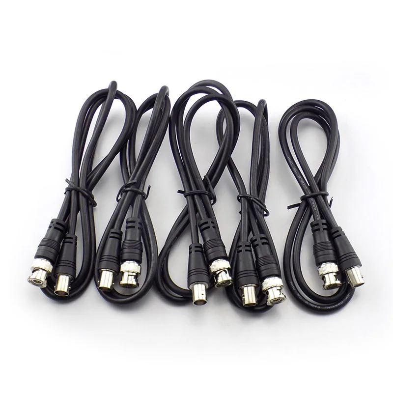 Bnc Vrouwelijke Naar Mannelijke Adapter Kabel Voor Cctv Camera Bnc Connector Verlenging Coaxiale Lijn Camera Accessoires J17