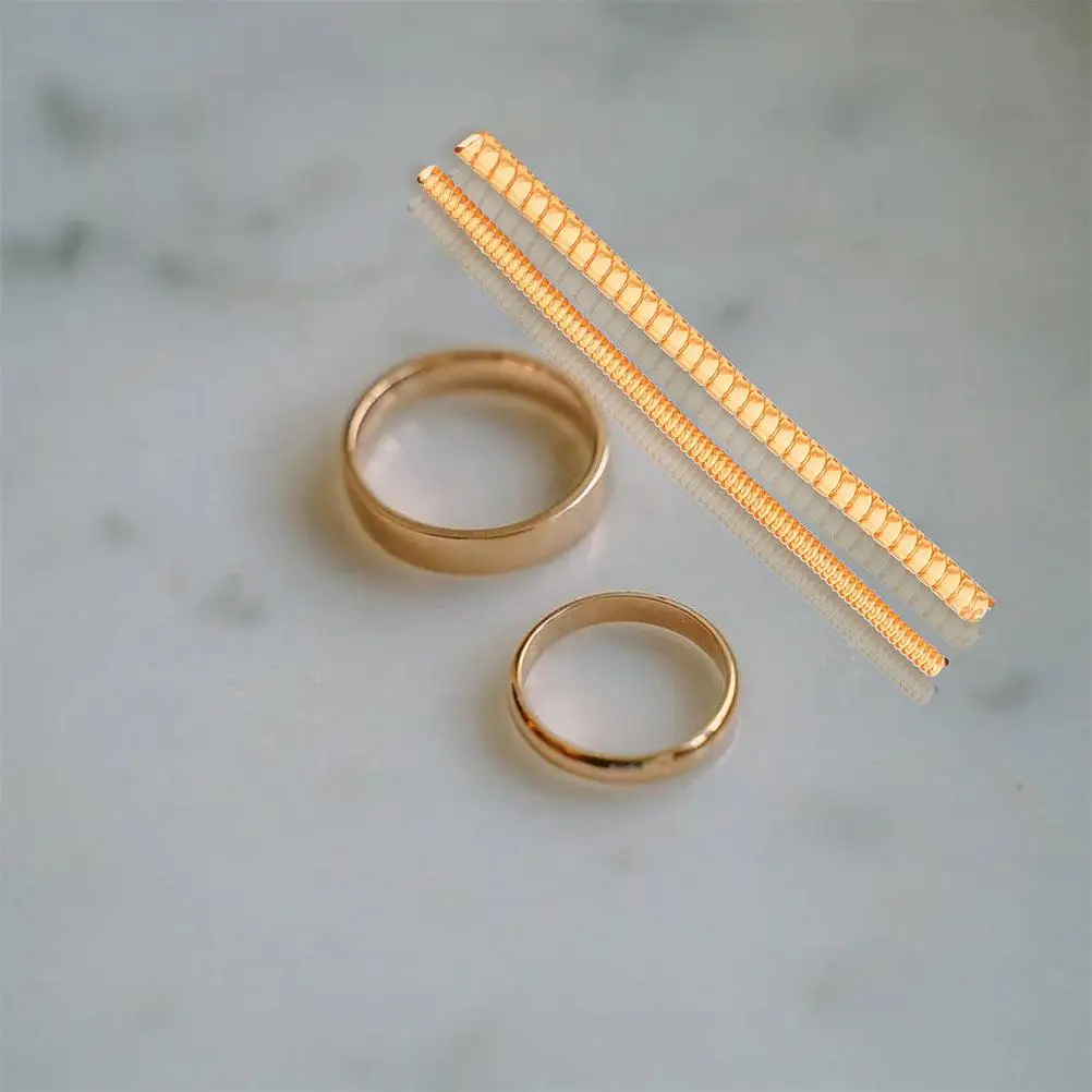 8 Pcs Ring Adjustment Cord Size Tightener Resizer Plastic Adjuster Jewelry Protection Resizing Tool Transparent Spring Miss The