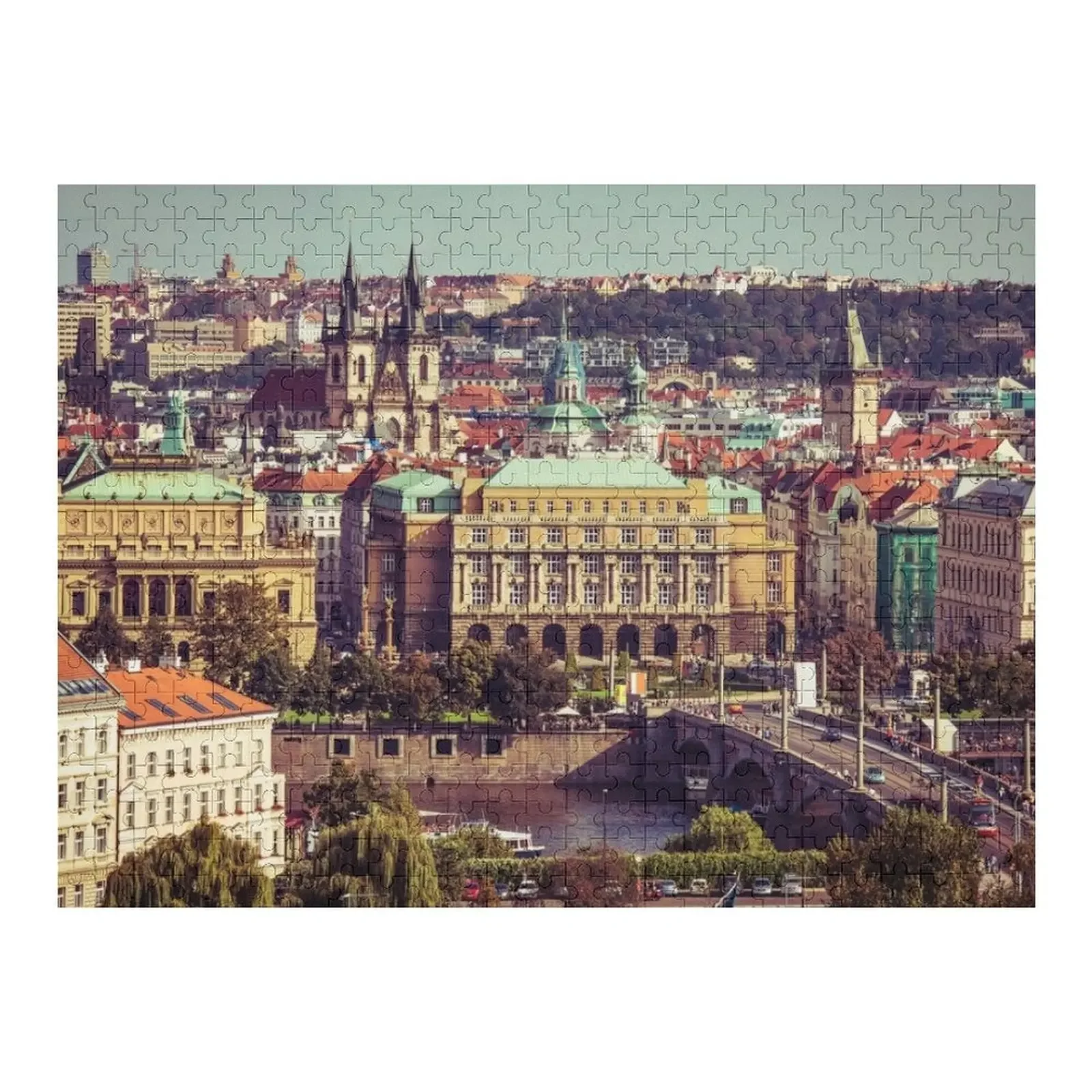 

Vacation In Prague Jigsaw Puzzle Adult Wooden Custom Gifts Puzzle