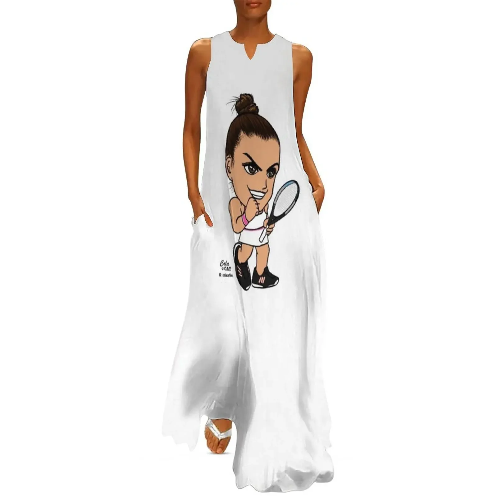 

Maria Sakkari Long Dress women's summer dress 2025 elegant and pretty women's dresses dresses for special events Dress