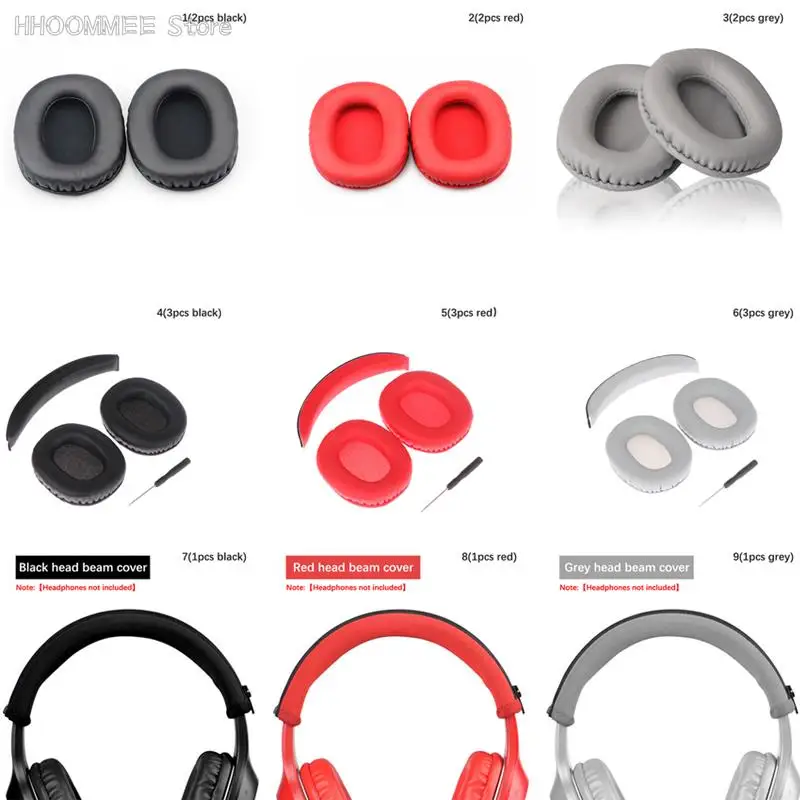 For Edifier W800BT W808BT W800X K830 K815P G1 Headphone Head Beam Earmuffs  9x7.7x2.1cm