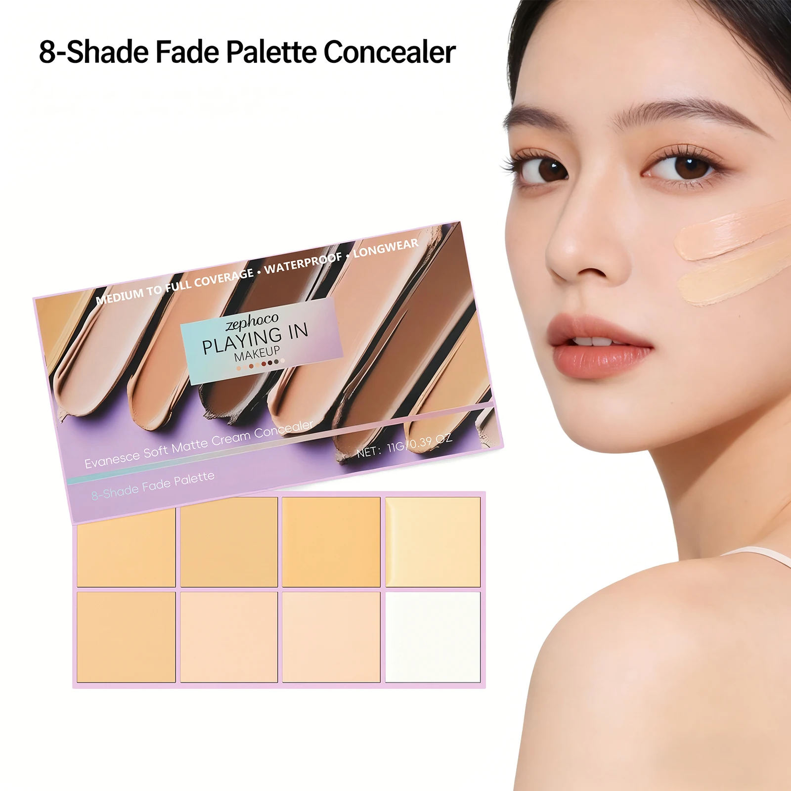 

Мягкий консилер с эффектом градиентного перехода для маскировки пятен на лице, следов от акне, веснушек, слезных борозд, косметическое средство для маскировки недостатков кожи