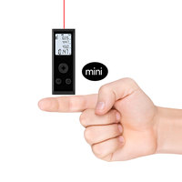 Mini Laser Rangefinder Digital Tape Measure Laser Ruler USB Charge Aluminum Alloy Fuselage Measuring Distance: 30m/40m/50m