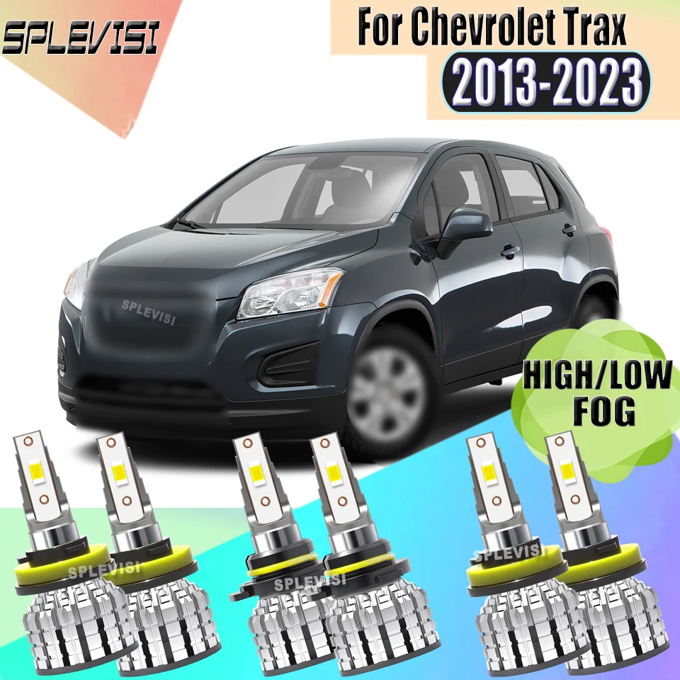 

High Efficiency And Energy Saving Car LED Headlight Foglight For Chevrolet Trax 2013 2014 2015 2016 2017 2018-2023 Plug & Play