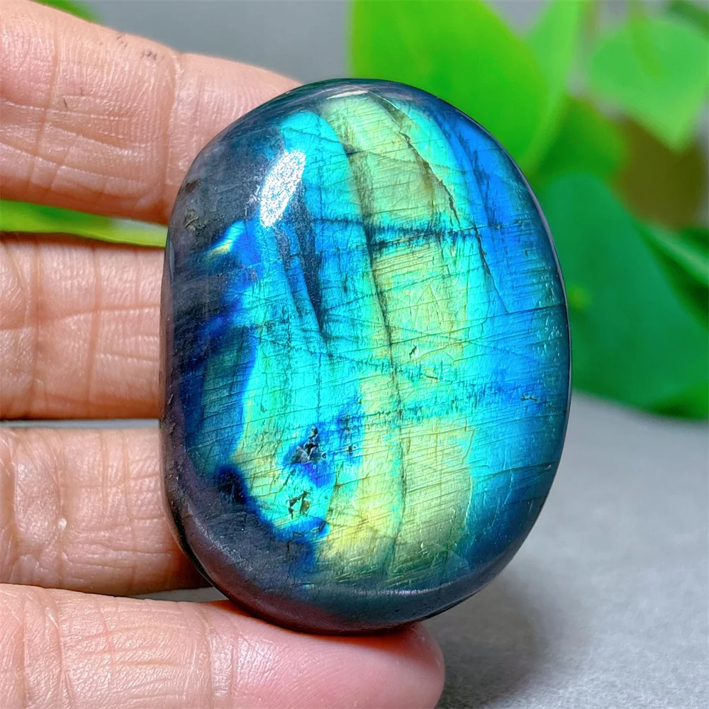 Labradorite Palm Crystal Natural Quartz Stone Minerals Reiki Craft Home Decoration Gifts Energy Healing Meditation Spiritual