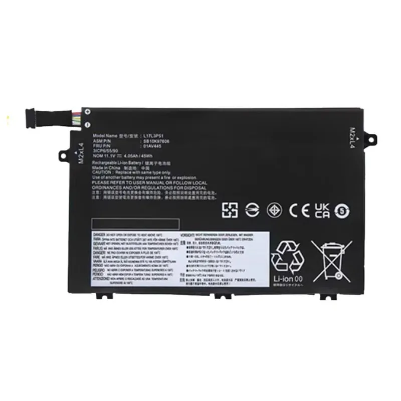 

01AV445 for Lenovo E480 E485 E490 E495 E580 E590 E585 R480 R490 L17C3P51 Laptop Battery 4500mAh