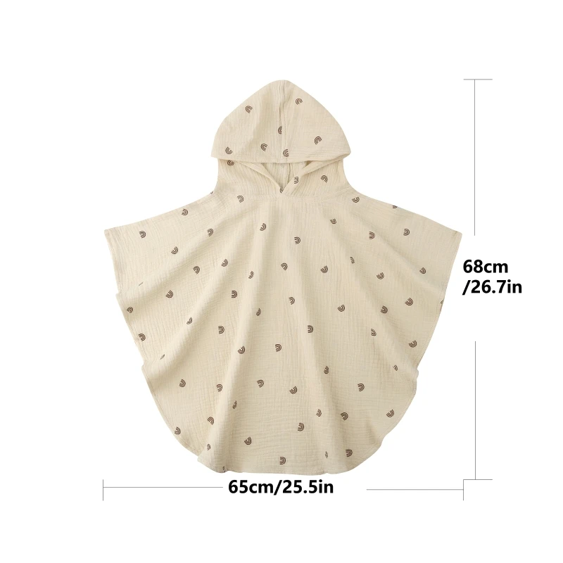 Écharpe pour bébé, serviette plage, serviette bain à capuche en coton, peignoir pour nouveau-né à séchage rapide