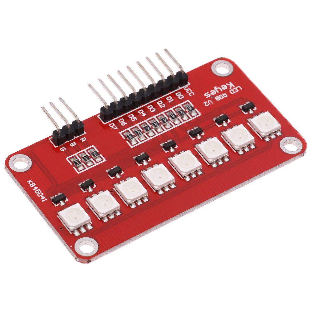 5/10PCS Full Color RGB 5050 LED SCM Printed Circuit Board Control Controller Module PCB Design For Arduino AVR ARM Red