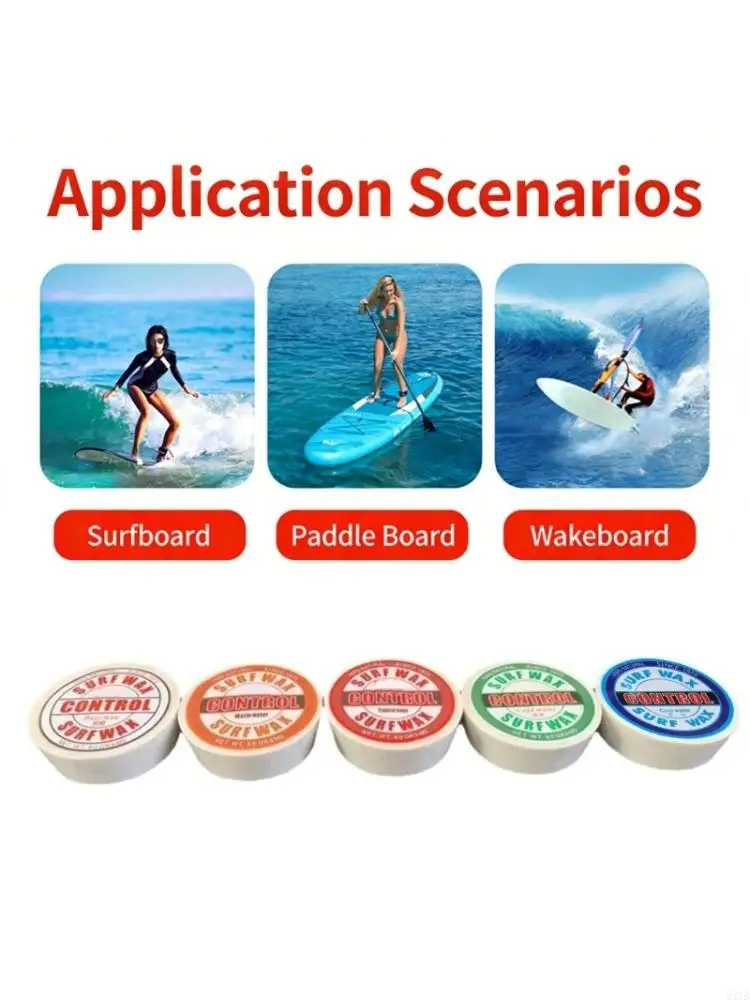Water Temperature Waxes High Quality Surfing Wax Water Sports Surfing Accessory for Ocean and Lake Environment