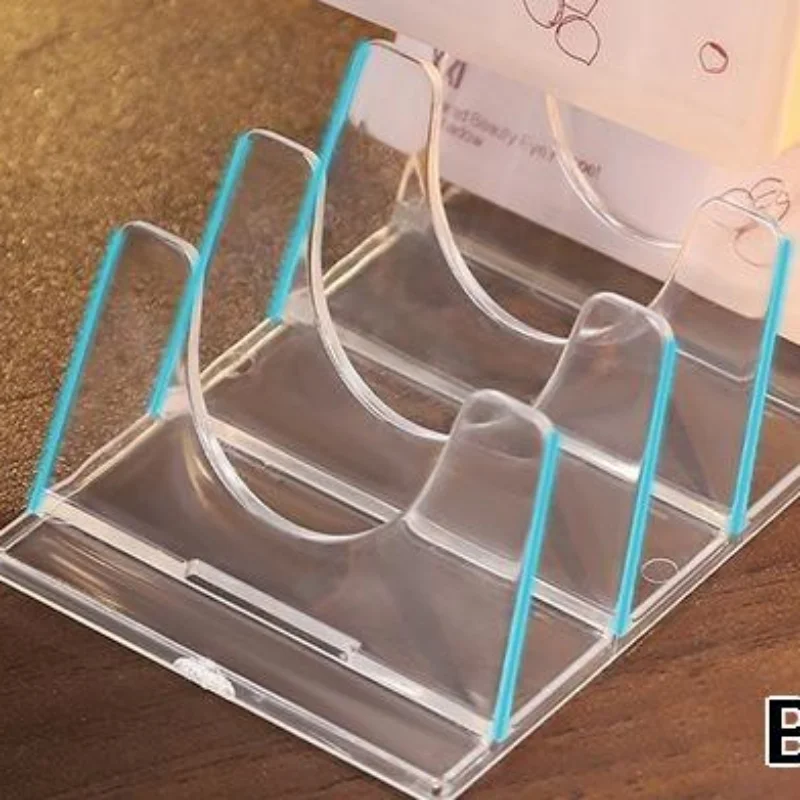 Transparent Partition Desktop Eye Shadow Storage Rack Powder Makeup Organizer Cosmetic Display Dresser Clear Makeup Holder