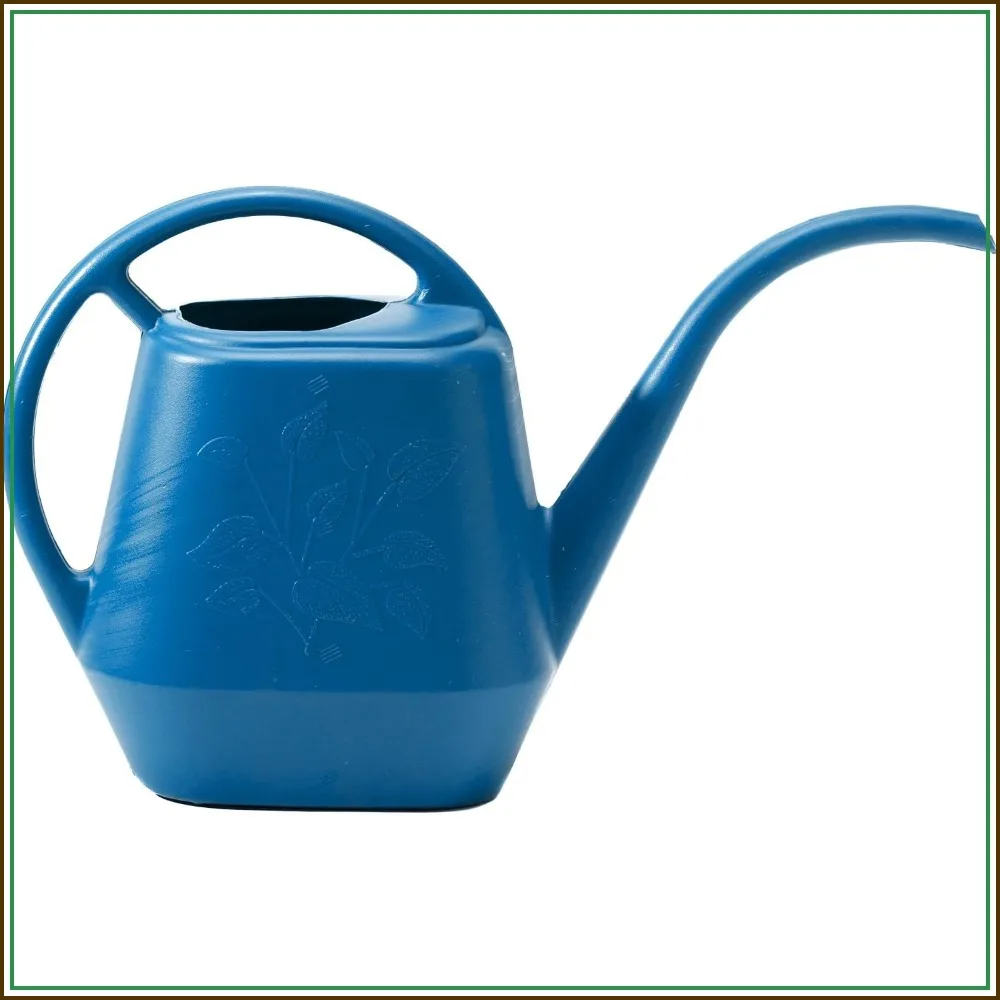 56 oz Watering Can, Extra Long Spout, Durable Plastic, Indoor & Outdoor Use