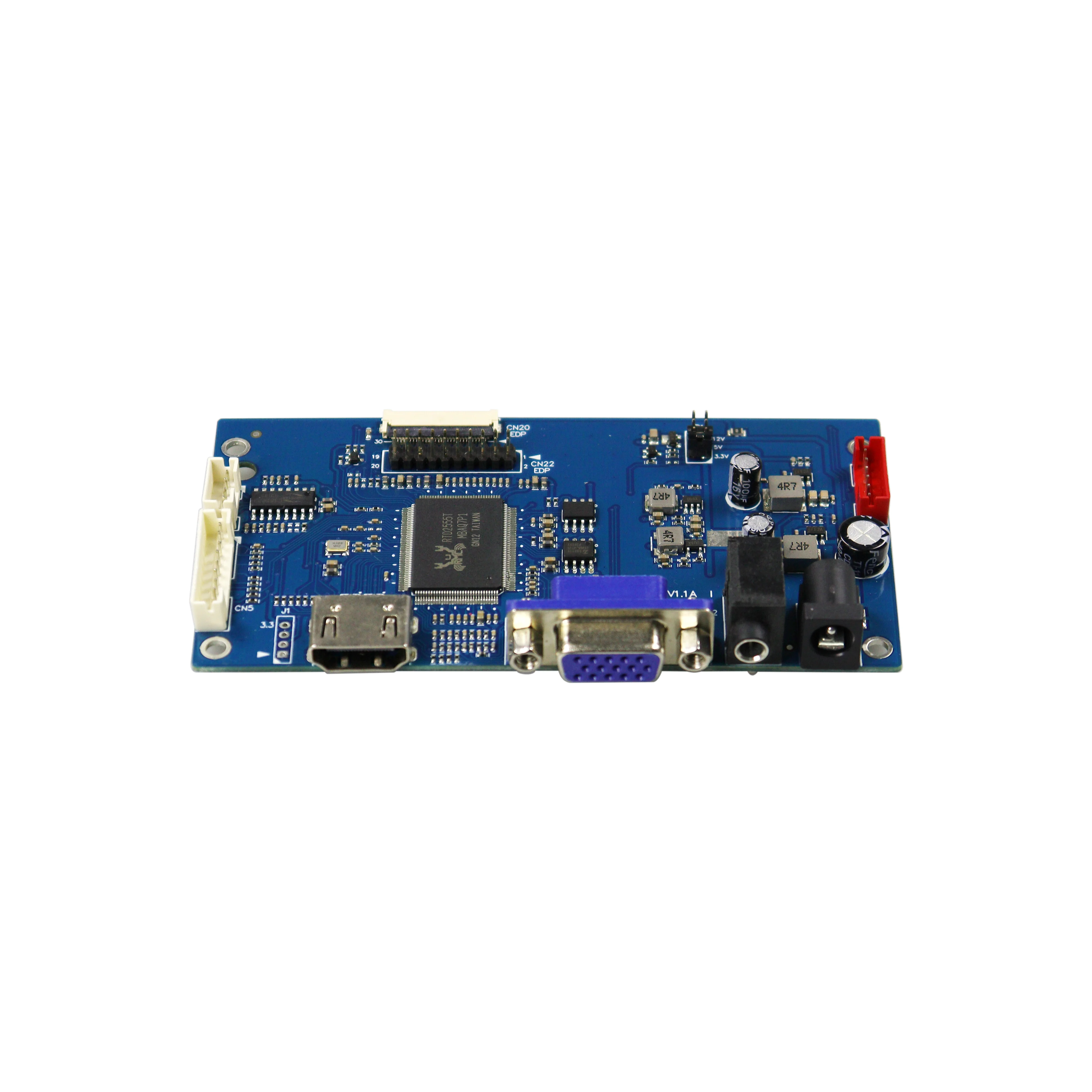 40 pin 7 inch universal tft lcd controller board with lvds output kit vga and hd-mi for gps pos advertising display