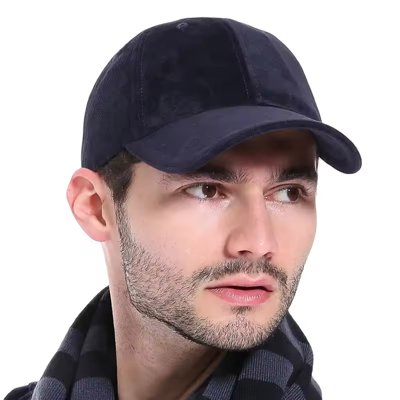 High Quality Velvet Baseball Caps Women Winter Fleece Snapback Hat Big Head Men Oversize Warm Sports Caps 55-59cm 60-65cm