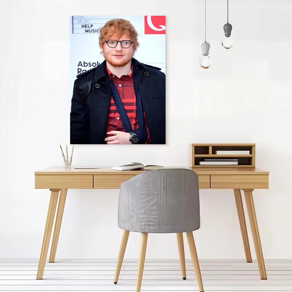 Ed Sheeran With Arm Sling Canvas Wall Arts Poster Customizable Pictures Printing for Room Decorative Paintings Decor Luxury Art