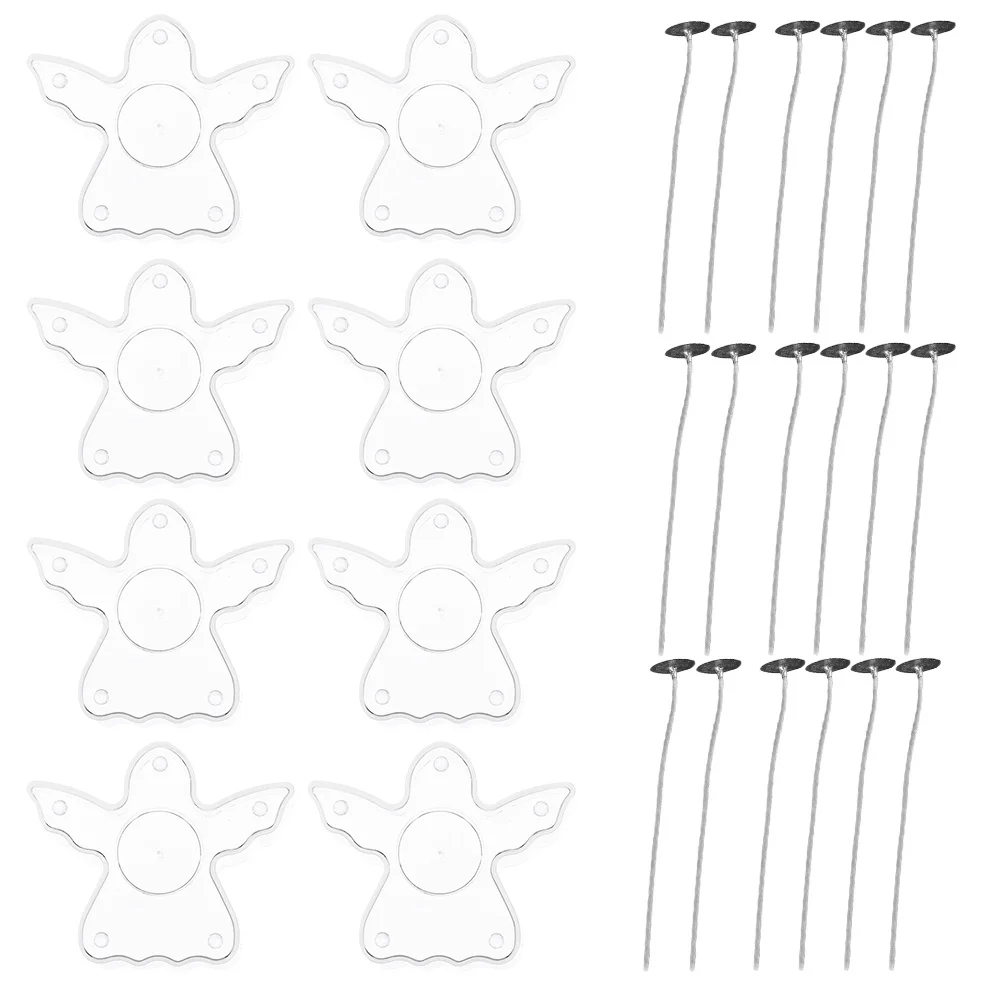 

1Set Scented DIY Molds Durable Safe Material Plastic Candlewicks Unique Shape Design Easy Clean Flexible Lightweight