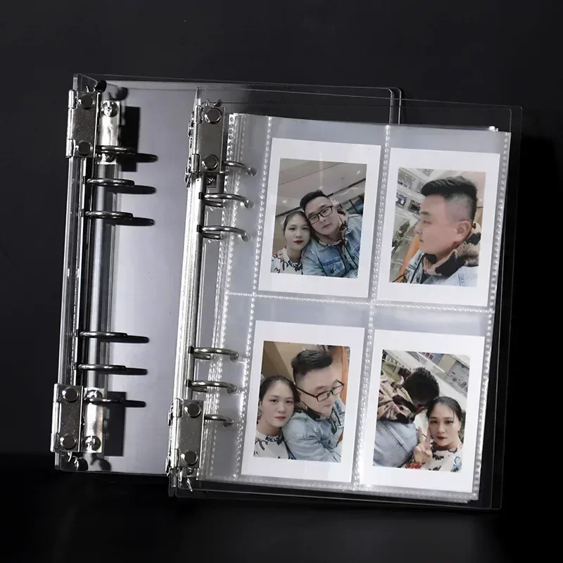 A5 Acrylic Transparent Shell Loose-leaf Photo Album, DIY Detachable Binder, 6 Hole Acrylic Album Kpop Binder, Photocard Binder