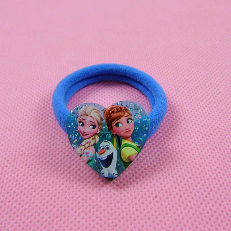 Disney-accesorios para muñecas de Frozen, banda para el pelo para niños, banda de goma, tocado, Elsa, Anna, joyería para muñecas, 2 unidades por lote