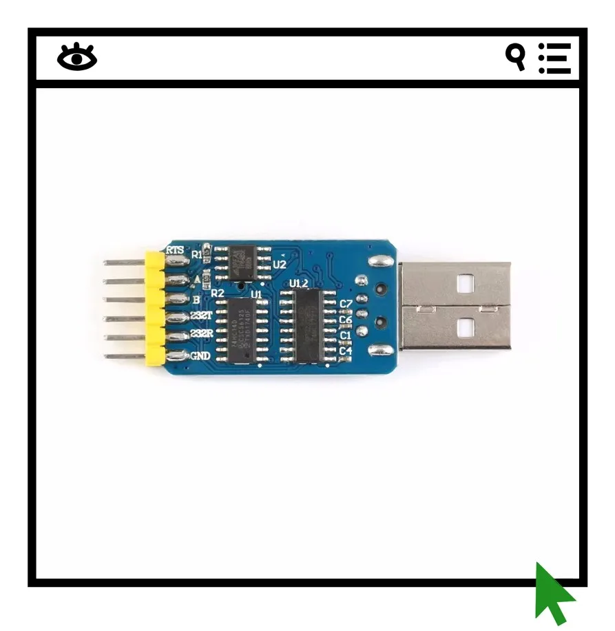 

Многофункциональный модуль последовательного порта 6-в-1 USB-UART CP2102 TTL 485 232