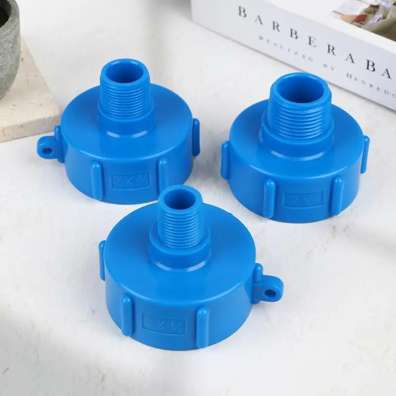 IBC Tank Adapter 60mm To 1/2'' 3/4'' 1'' Fine Thread Water Pipe Connector BSP Male Reducing Fittings Conversion Joint【Homeclub】