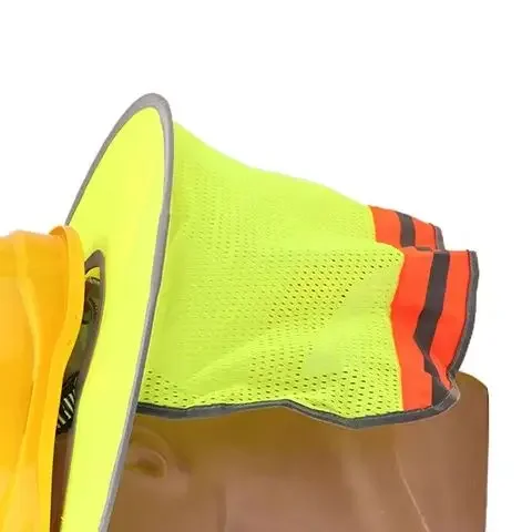 1 peça pescoço escudo capacetes chapéu reflexivo verão sombra de sol segurança capacete borda reflexiva boné capa para trabalhadores da construção