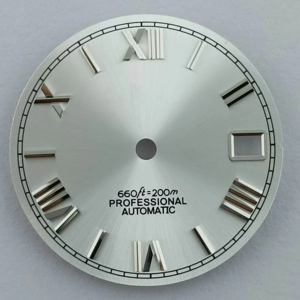 28.5mm dial NH series 35 watch no logo dial NH series 35 movement replacement parts, with date window