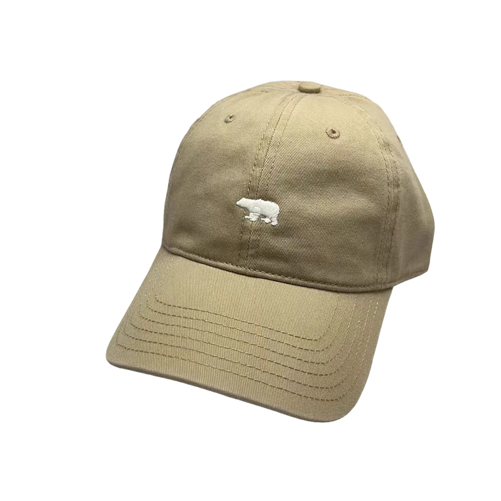 Atmungsaktive, sonnenschützende Baseballkappe mit Bären-Stickerei, verstellbar, Unisex, lässige Reisehut – Detail 8