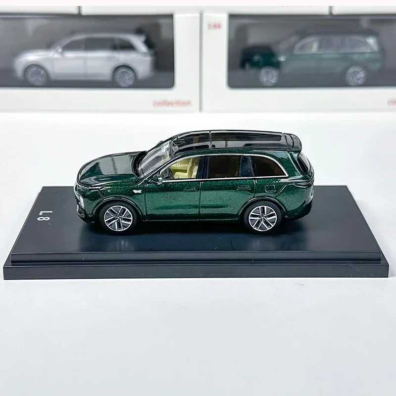 Car Model Diecast 1/64 Scale Li Auto L8 New Energy SUV Alloy Car Model Li Auto L8 Estate Vehicle Collection Ornaments