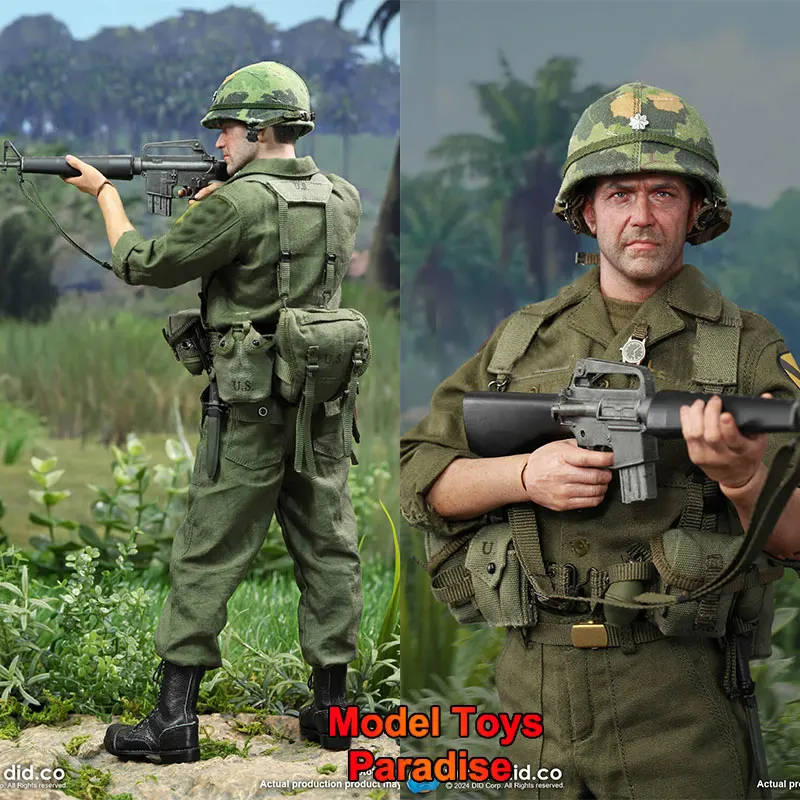 Vendas quentes id v80174 1/6 brinquedos colecionáveis exército dos estados unidos soldado da guerra do vietnã conjunto completo 12 ''figura de ação modelo fãs presentes