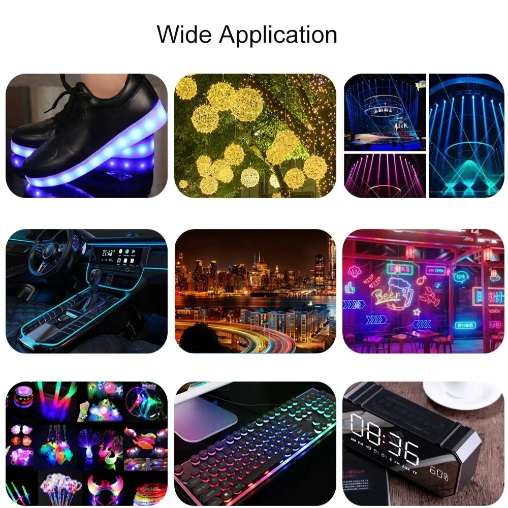 100 قطعة مربع الباعثة للضوء LED ديود 2X5X7mm LED ديود 2*5*7 مللي متر أحمر أصفر أخضر أزرق أبيض الثنائيات DIY بها بنفسك عدة إلكترونية