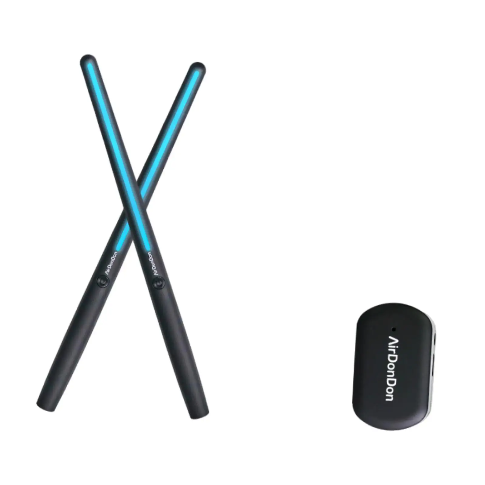 Mini Air Drumsticks for Drum Enthusiasts ABS Percussion Instrument Electronic Drum Set for Outdoor Travel Home Practice