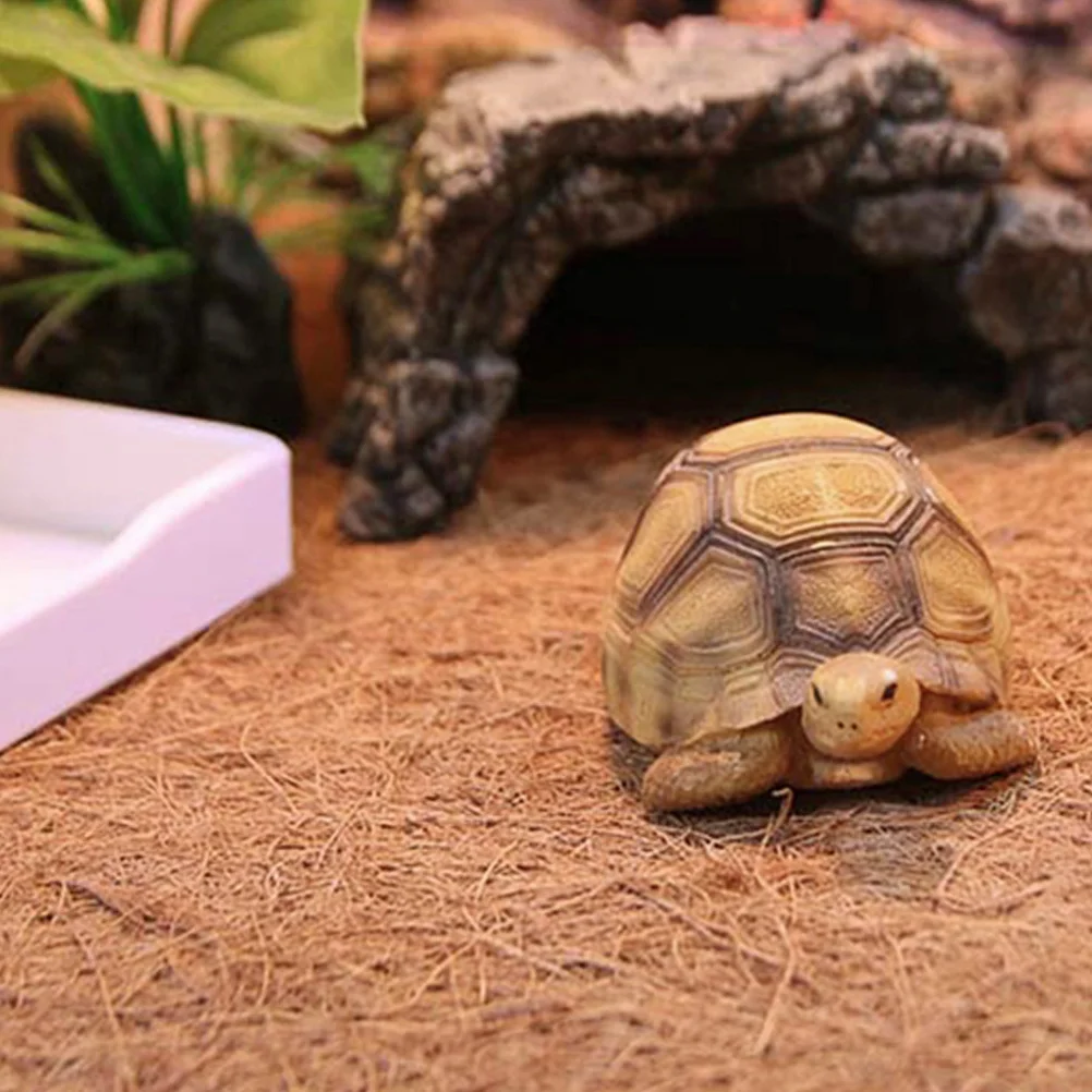 

1pc Coconut Fiber Mat Tortoise Carpet For Tortoise Carpet Pet Supply Substrate Mat Reptile Reptile Cushion Supply Cage Liner
