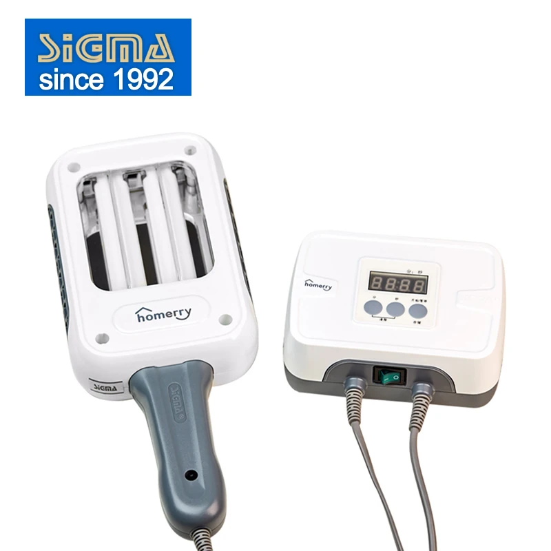 

Фототерапевтический прибор SIGMA 311 нм UVB (УФ-лампа SH2B) для лечения витилиго, псориаза, экземы. Устройство для УФ-терапии. В продаже.