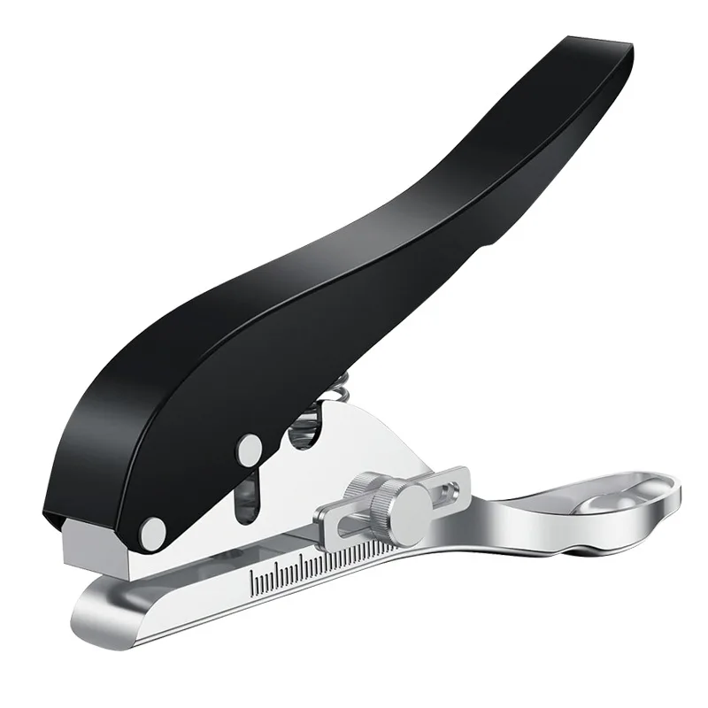 Hole Punch 3/8 Inch-8/10mm Single Hole Punch Heavy Duty Paper Punch Portable Hand-held Puncher for Paper Cards Plastic Cardboard