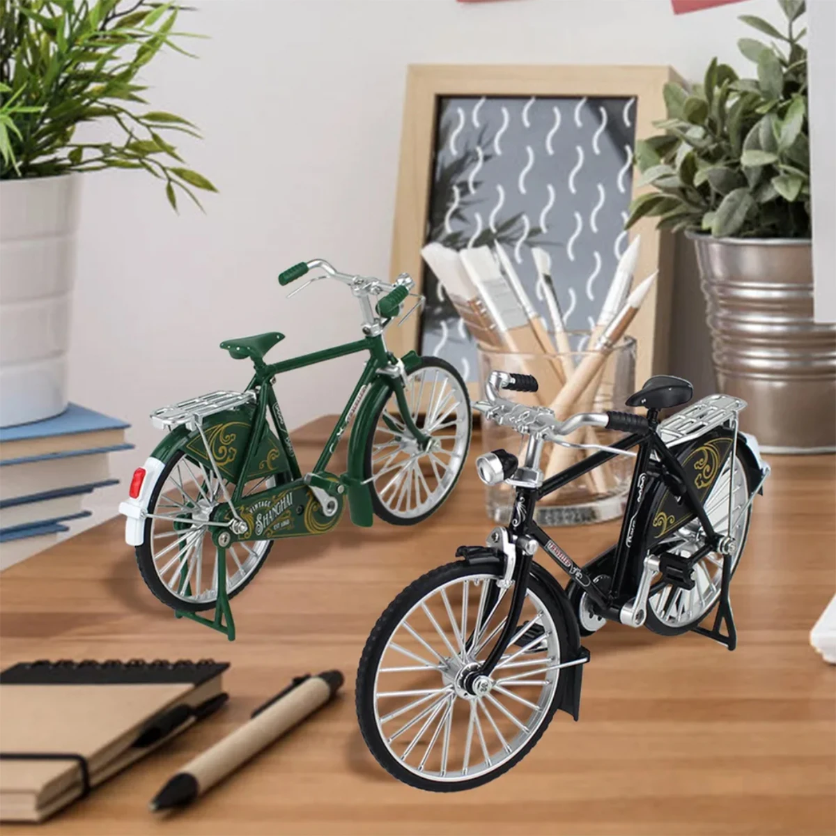 Mini modèle de vélo de montagne en alliage moulé sous pression pour adultes, simulation de doigt, décoration de vélo en métal, cadeaux de collection, jouets pour garçons, nouveau, 1:10