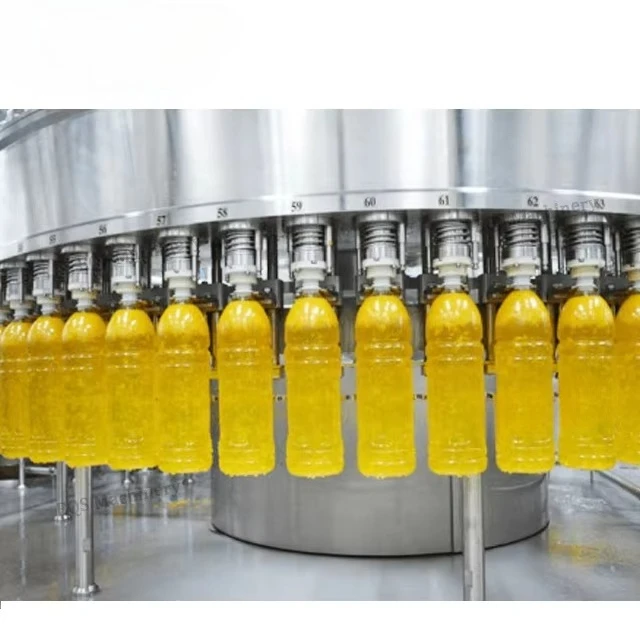 Automatic Bottling Line Rotary Type Bottle Washing Filling Capping Combined Line