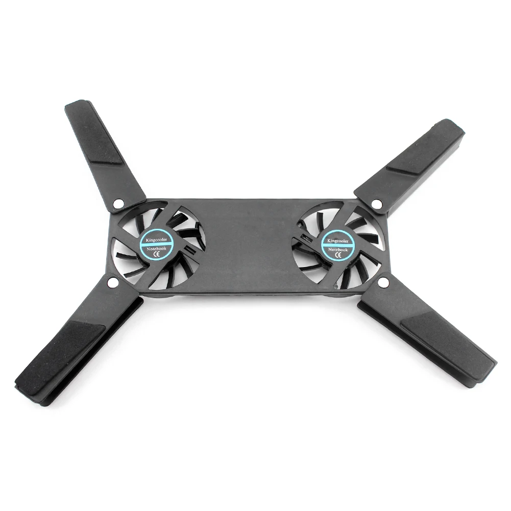 USB Powered Laptop Cooling Pad with Double 60mm Fans Foldable Cooler Pad Notebook Cooler for Notebook Laptop PC Computer