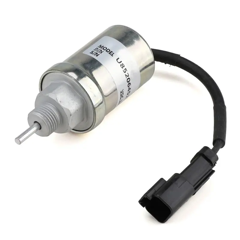 2X 12V Fuel Shut Off Solenoid 185206452 U85206520 U85206452 Stop Solenoid For Caterpillar Engine 3011C 3013 Perkins 402D