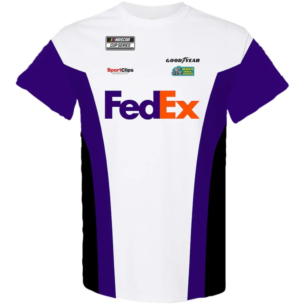 Men's O-Neck Training Tops Racing Team Collection FedEx Uniform3D Print Breathable Quick-Dry T-Shirt Unisex Casual Tee