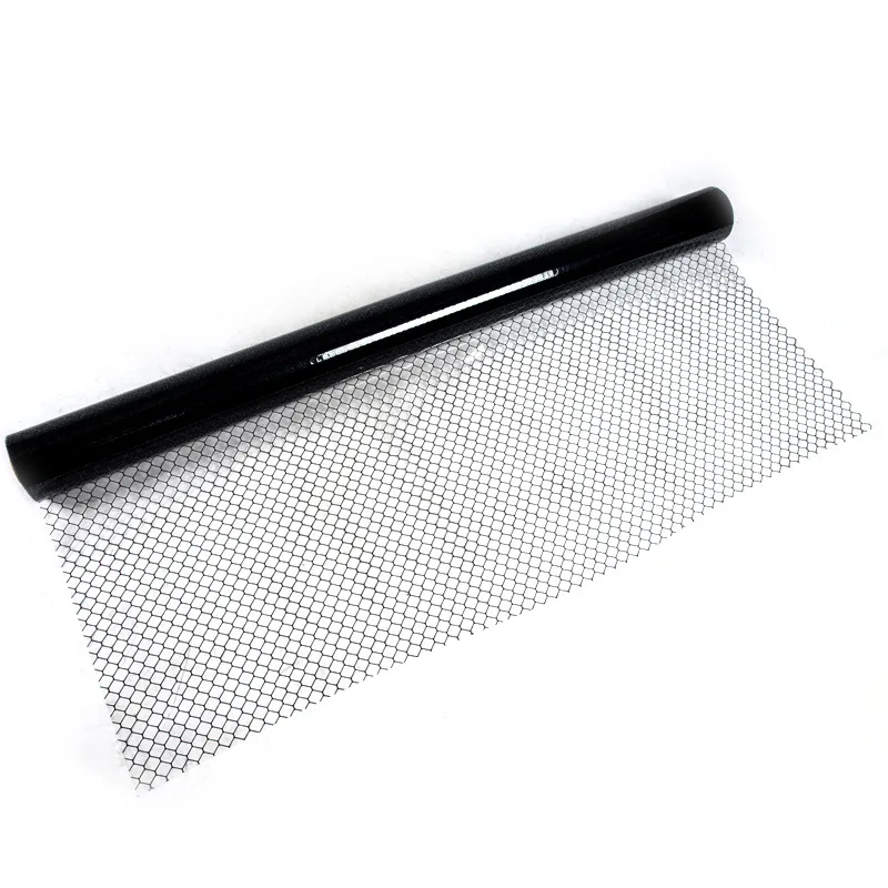 2025Antistatic Black Grid High-velocity Air Anti Static Pvc Strip Cleanroom Curtains