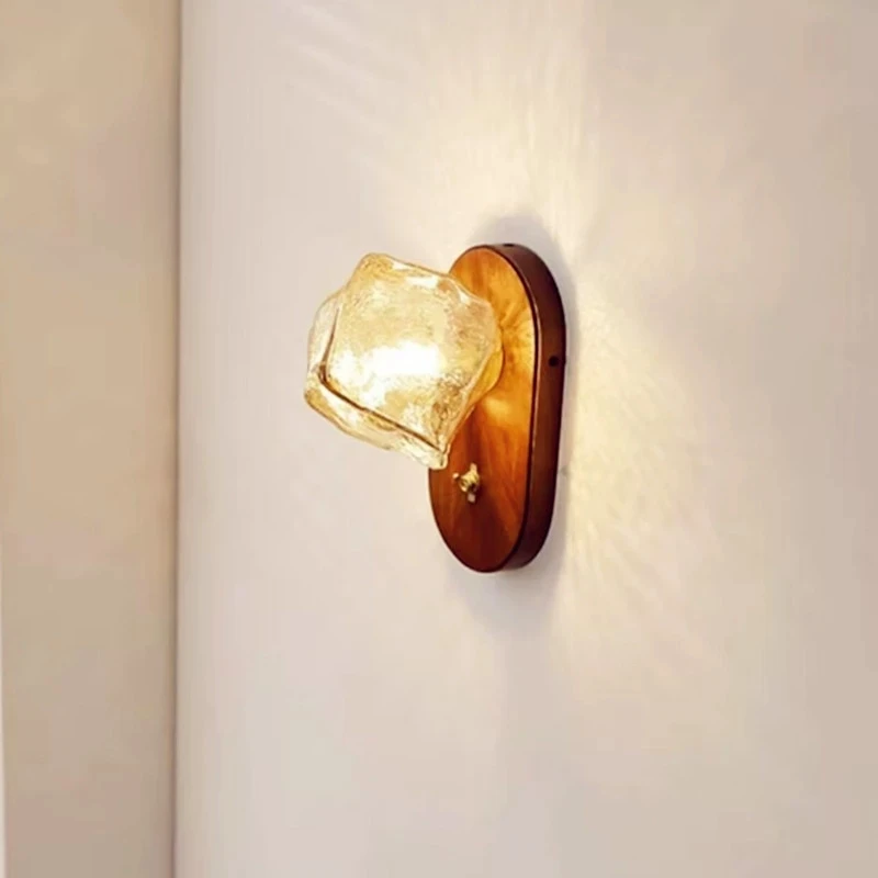 

Mid ancient style American retro corridor living room background wall light