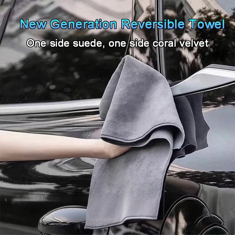 Absorbent Auto Cleaning Towels-Lint-Free Microfiber,Scratch-Resistant,car accessories,for Audi Q Q3 Q4 Q5