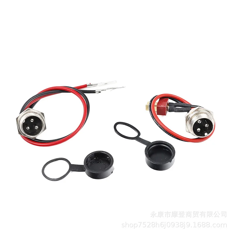 

Аксессуары для обычного порта зарядки для электрических скутеров — зарядная головка для скутера Hilop, круглая вилка авиационной головки с тремя отверстиями