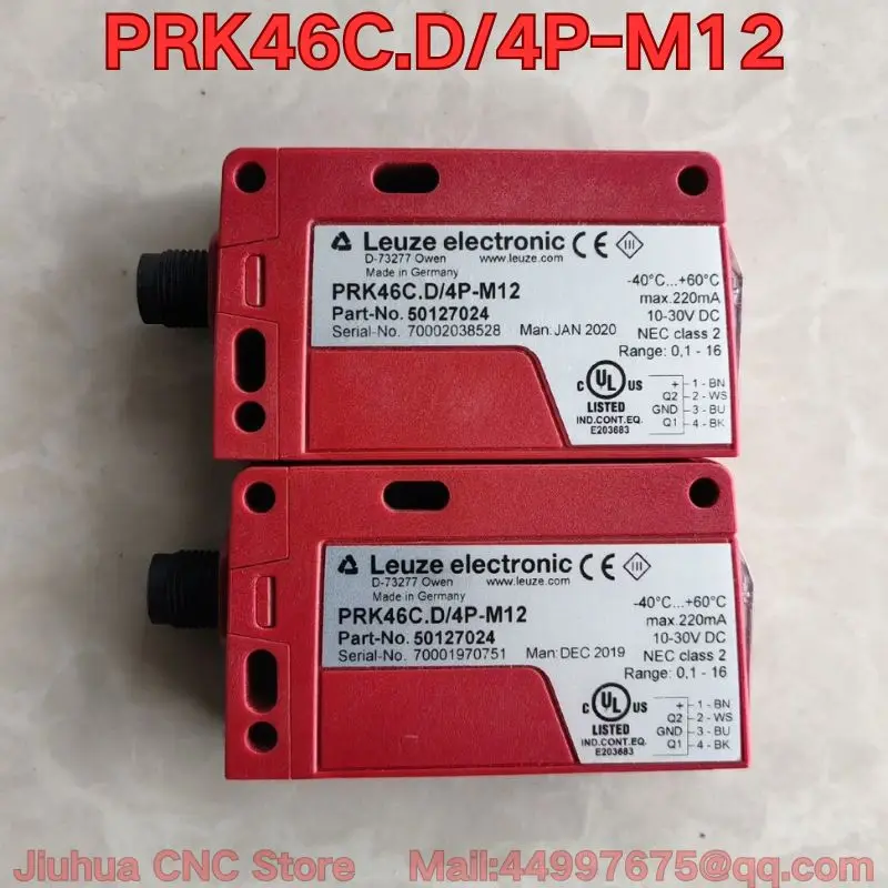 

Second-hand PRK46C.D/4P-M12 photoelectric sensor function test is normal