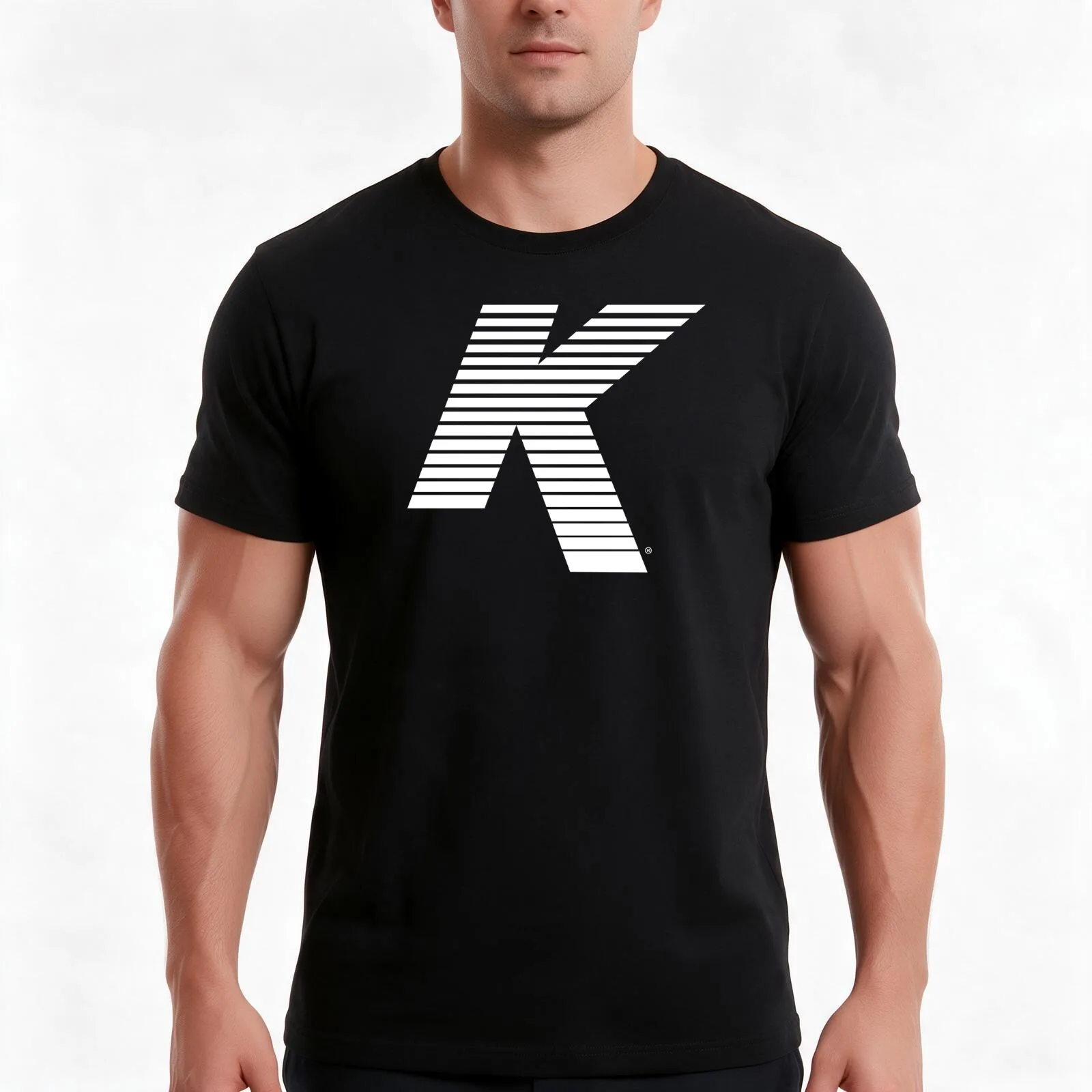 Zildjian K Logo, White Ink T-Shirt, Summer Casual Cotton Tee, Oversized Streetwear Tops, Vintage Graphic Print, Unisex Men Women