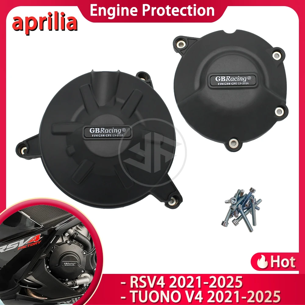 For aprilia RSV4 2021 2022 2023 2024 2025 TUONO V4 2021 2022 2023 2024 2025 Motorcycle Accessories GB Racing Engine Protection