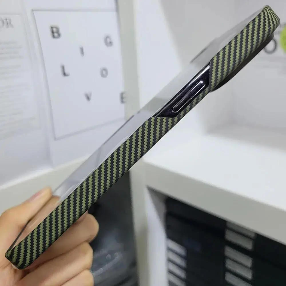 Hot Aramid Carbon Fiber For iPhone 15 Pro Max Ultra Thin Business Phone Cover For iPhone 15 Pro Max Hard Case Cover