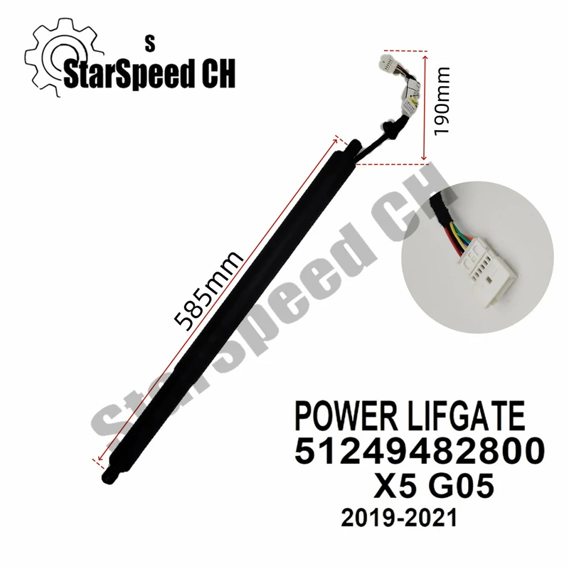 New 51249482800 Left Right Universal Power Tailgate Strut Trunk Lid Support Rod Fits For BMW X5 G05 2019-2021