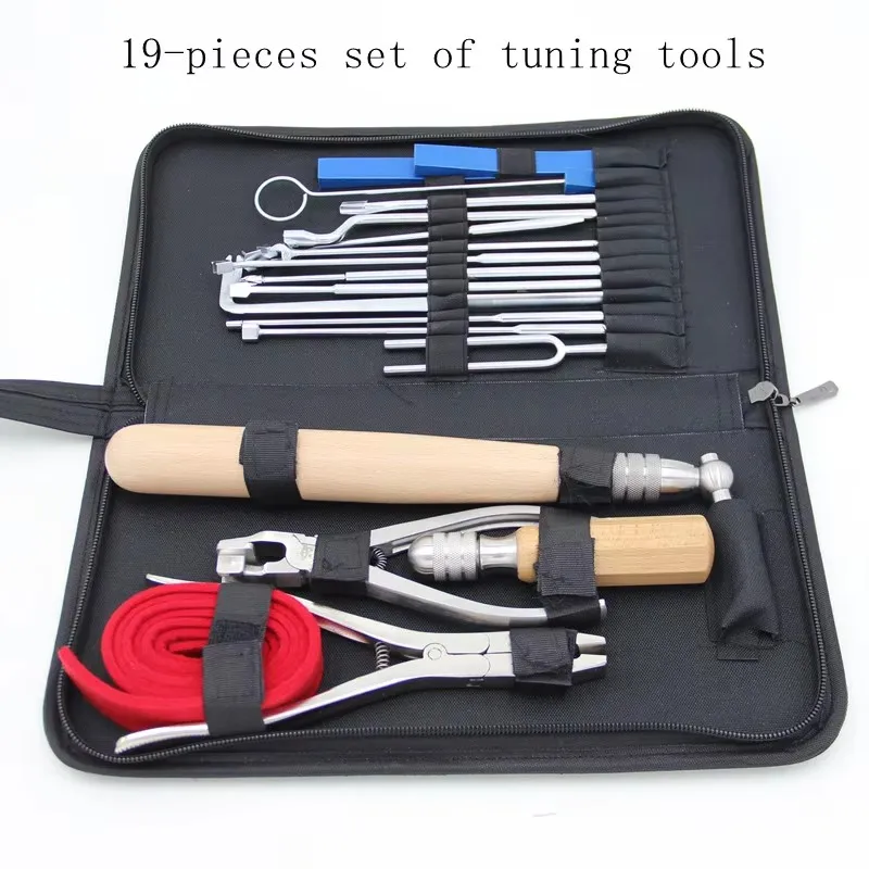 Professional Grade High Quality Piano Kit Tools 19 Pieces Tuning Repair Tools 1002